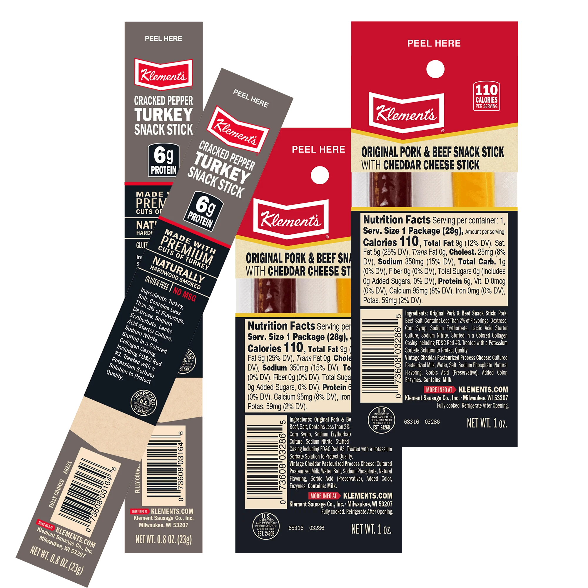 4pc Meat Stick Assortment