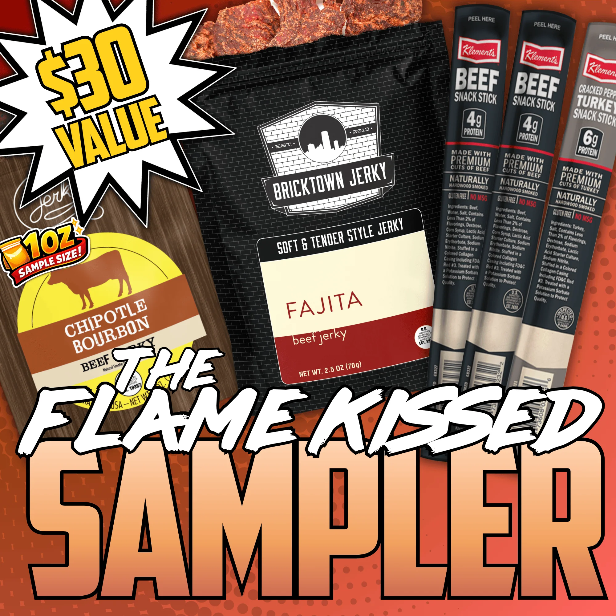 5pc. The Flame Kissed Sampler