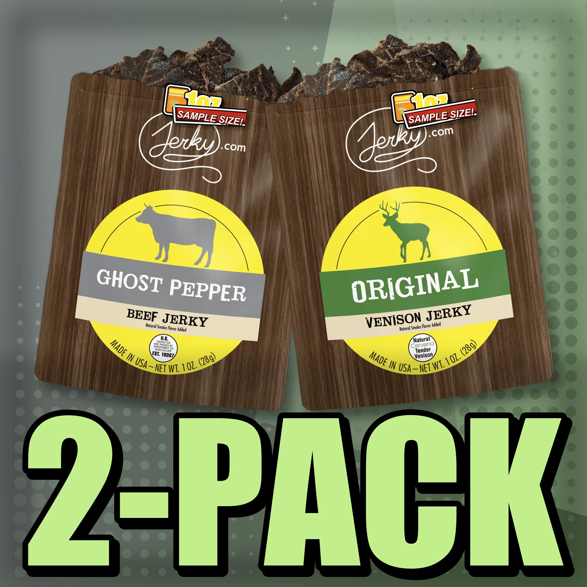 Ghost Pepper & Original Venison 2-Pack