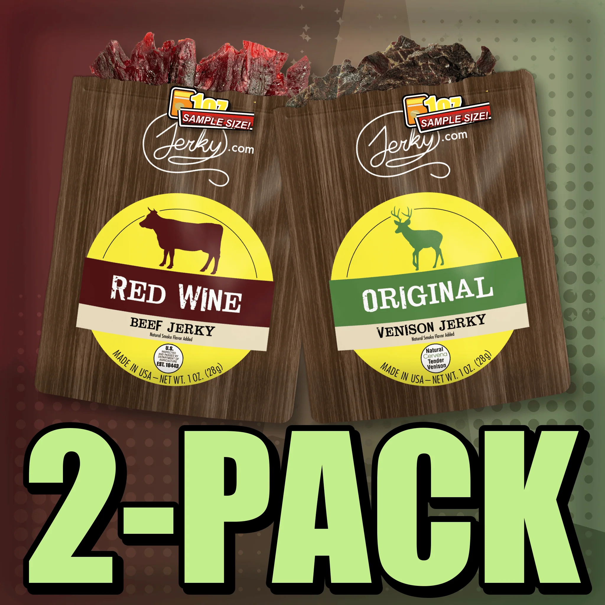 Red Wine & Original Venison 2-Pack