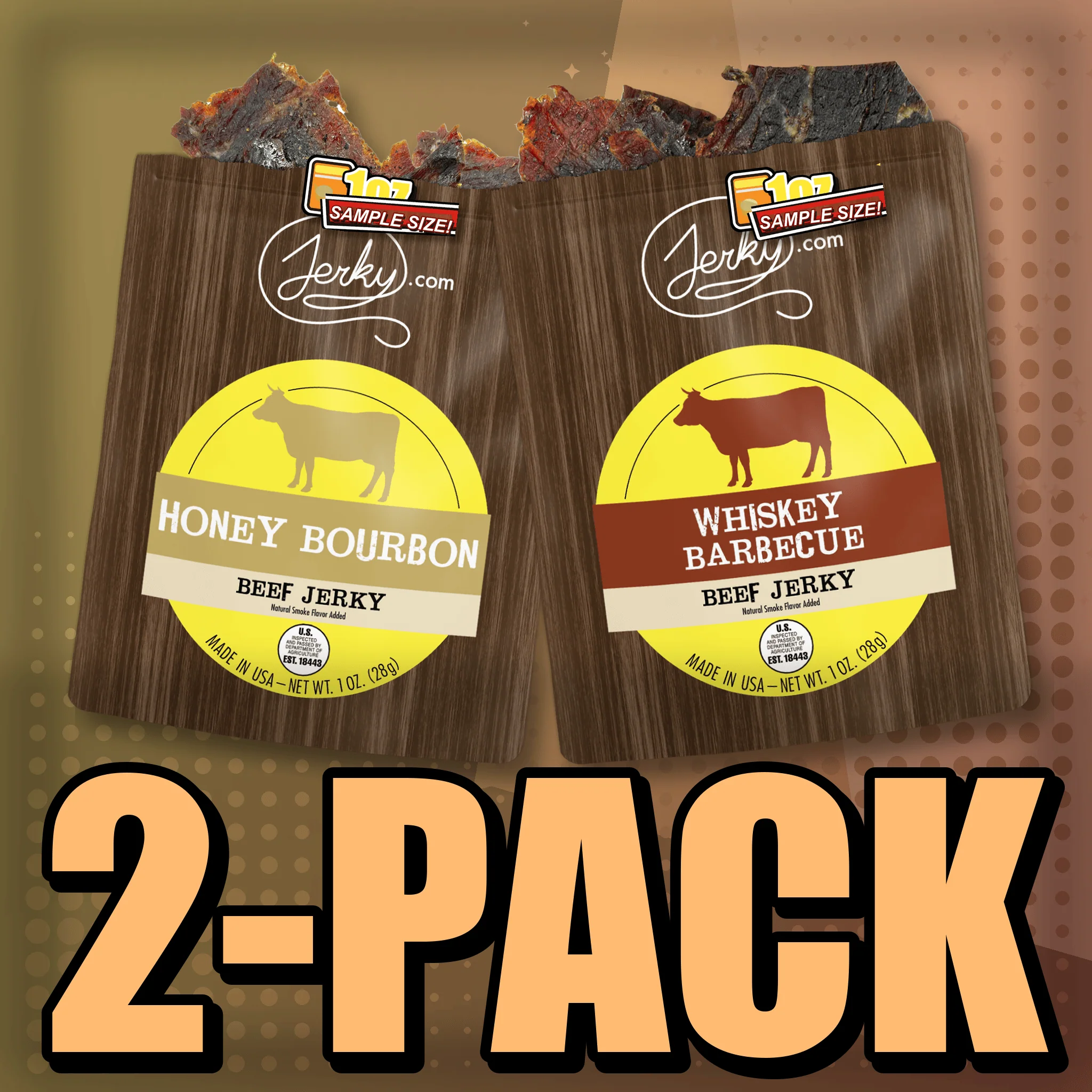 Honey Bourbon & Whiskey BBQ 2-Pack