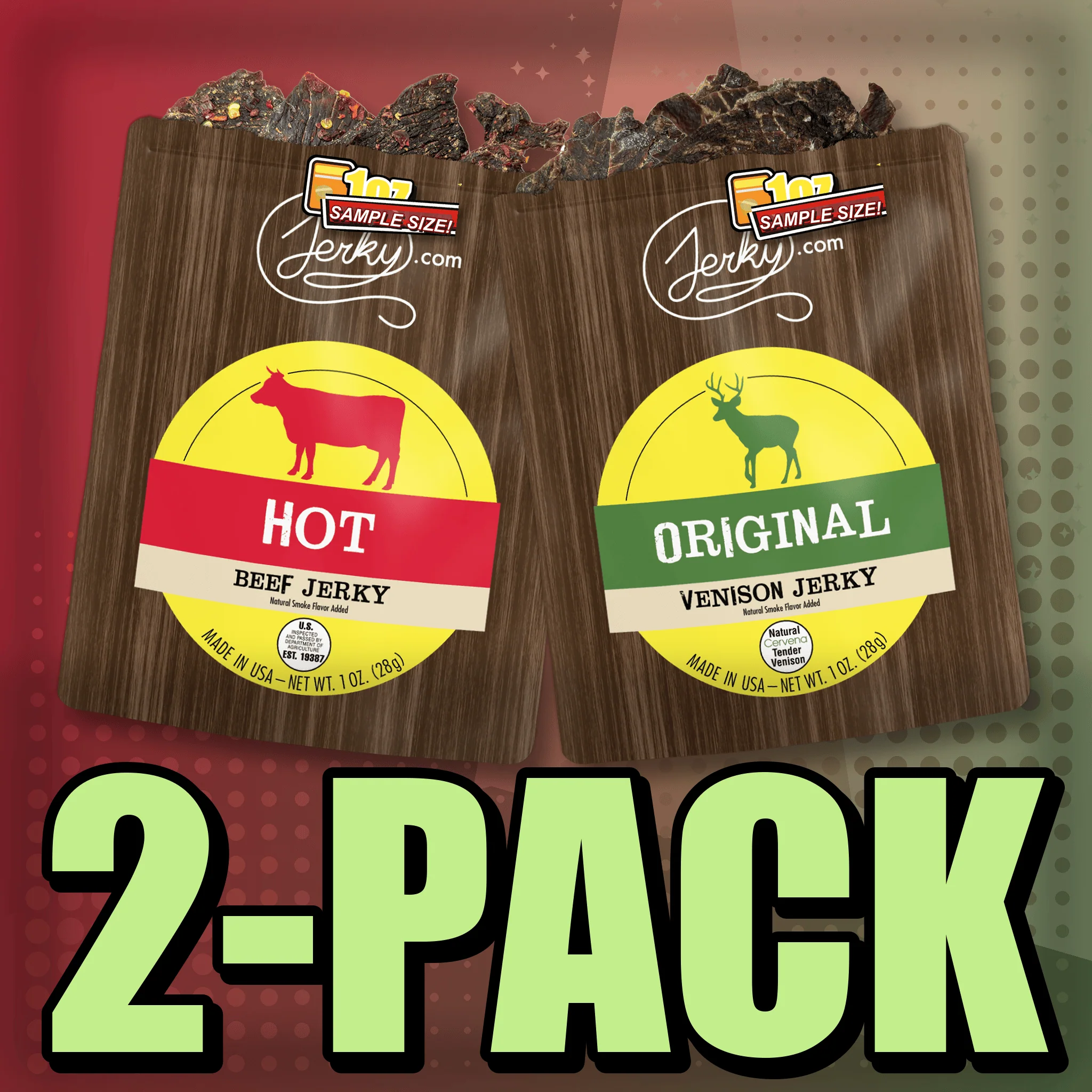 Hot & Original Venison 2-Pack