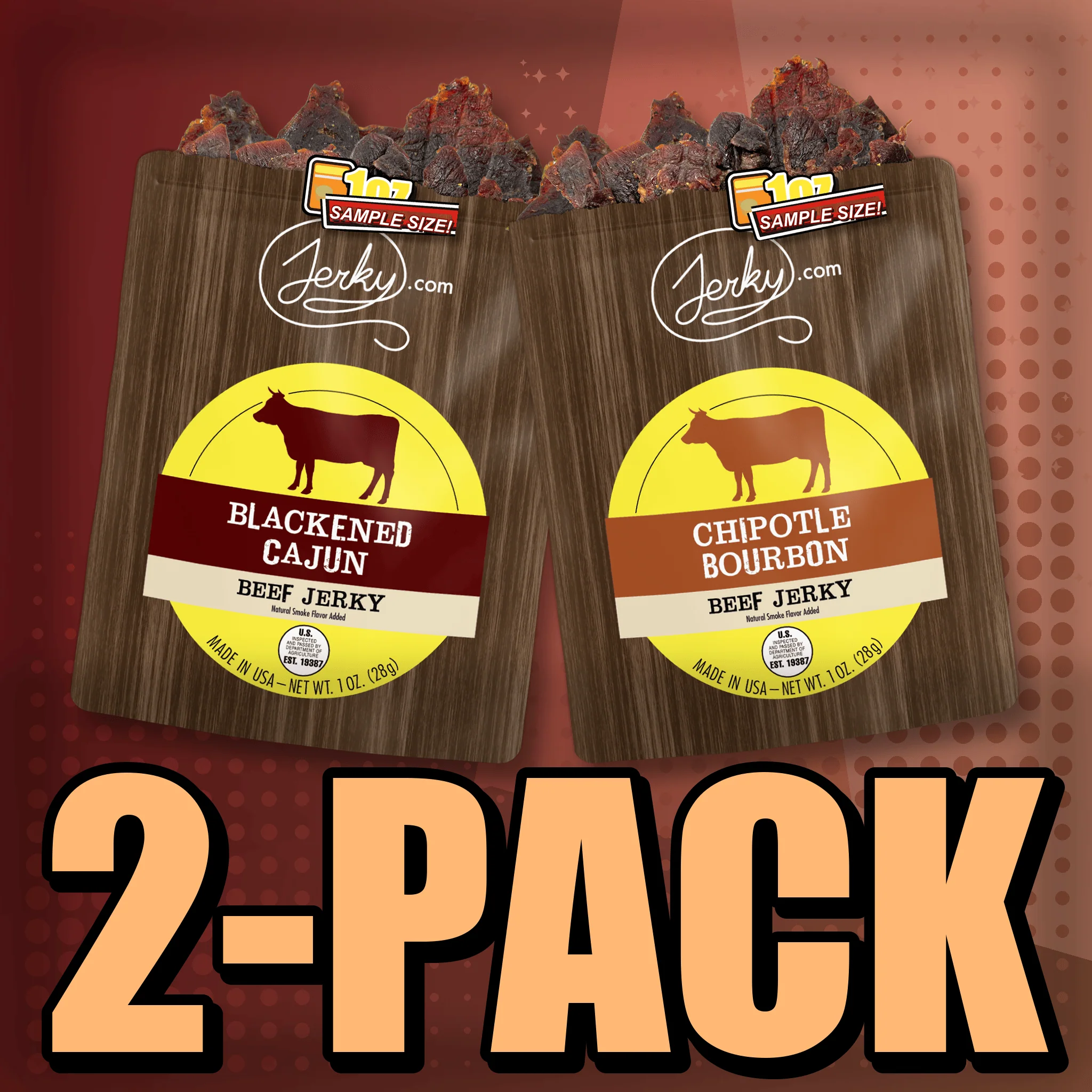 Blackened Cajun & Chipotle Bourbon 2-Pack