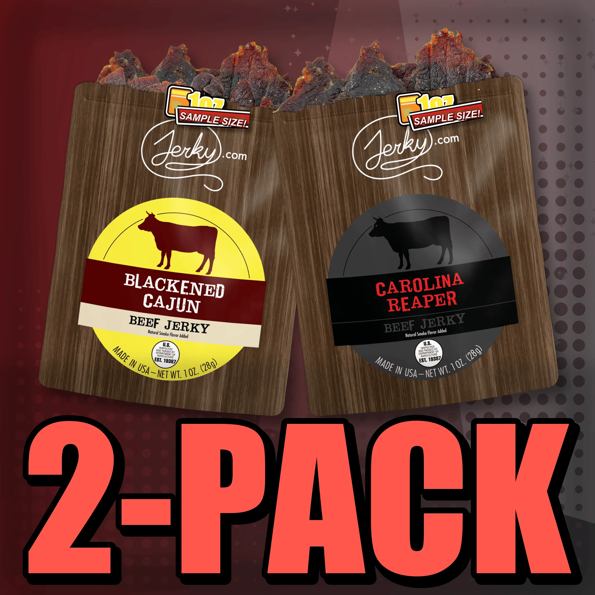 Blackened Cajun & Carolina Reaper 2-Pack