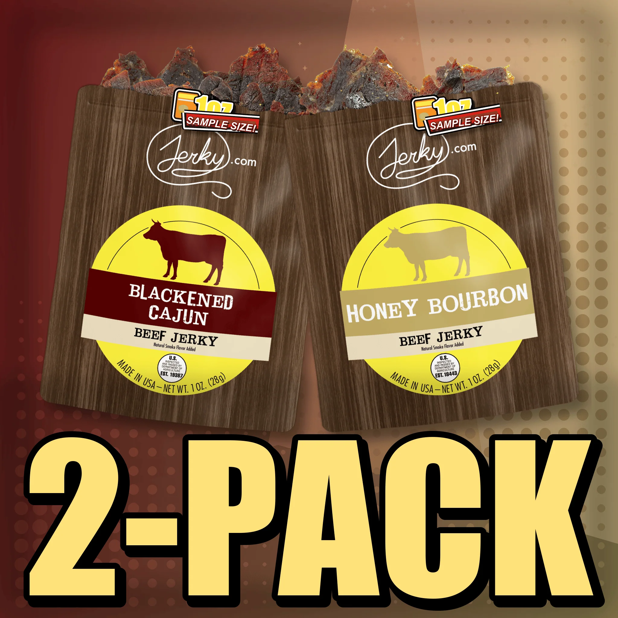 Blackened Cajun & Honey Bourbon 2-Pack