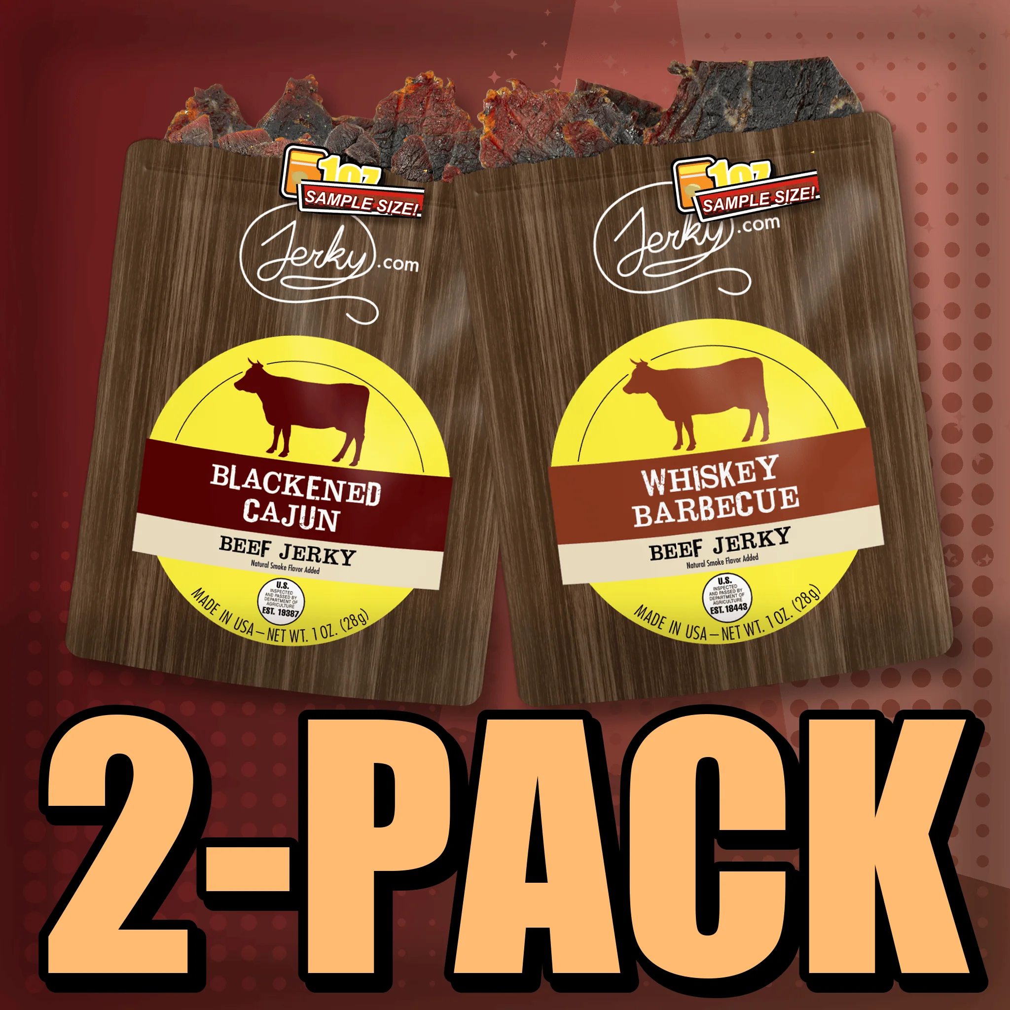 Blackened Cajun & Whiskey BBQ 2-Pack