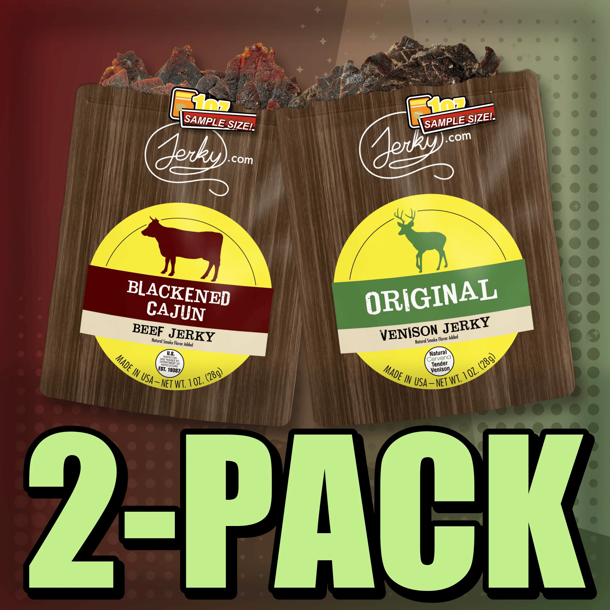 Blackened Cajun & Original Venison 2-Pack