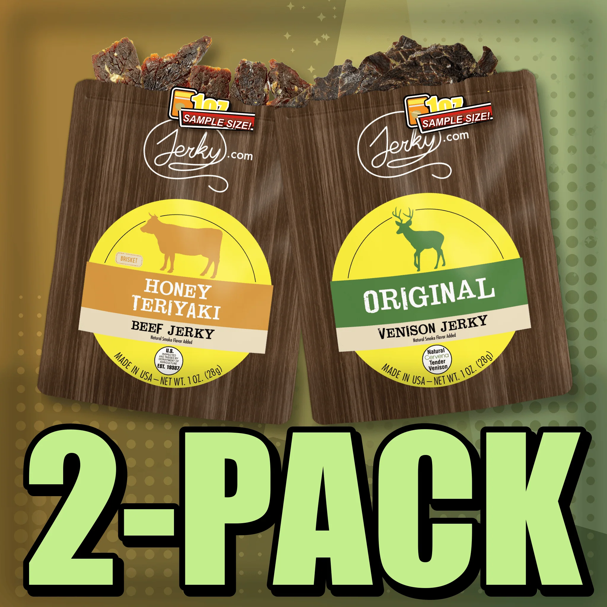 Honey Teriyaki & Original Venison 2-Pack