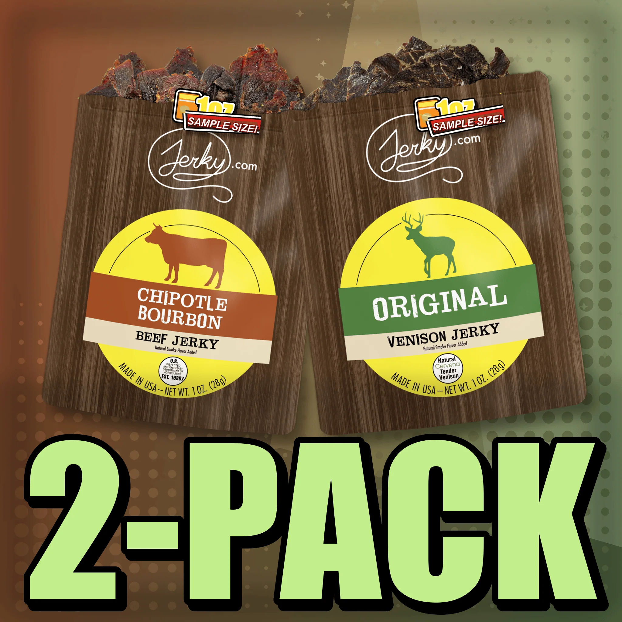 Chipotle Bourbon & Original Venison 2-Pack