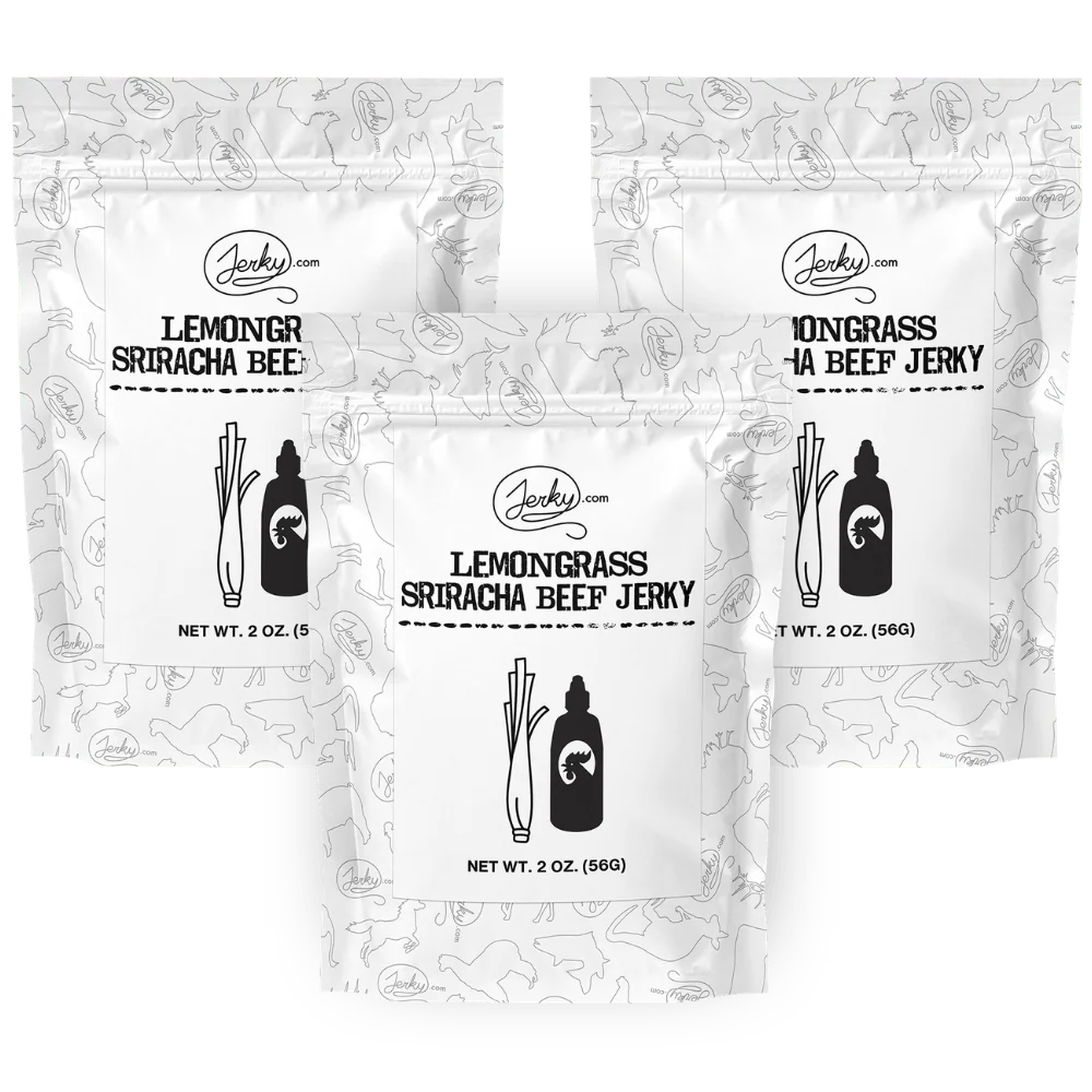 Test Kitchen Batch #52 - Lemongrass Sriracha Beef Jerky 3-Pack