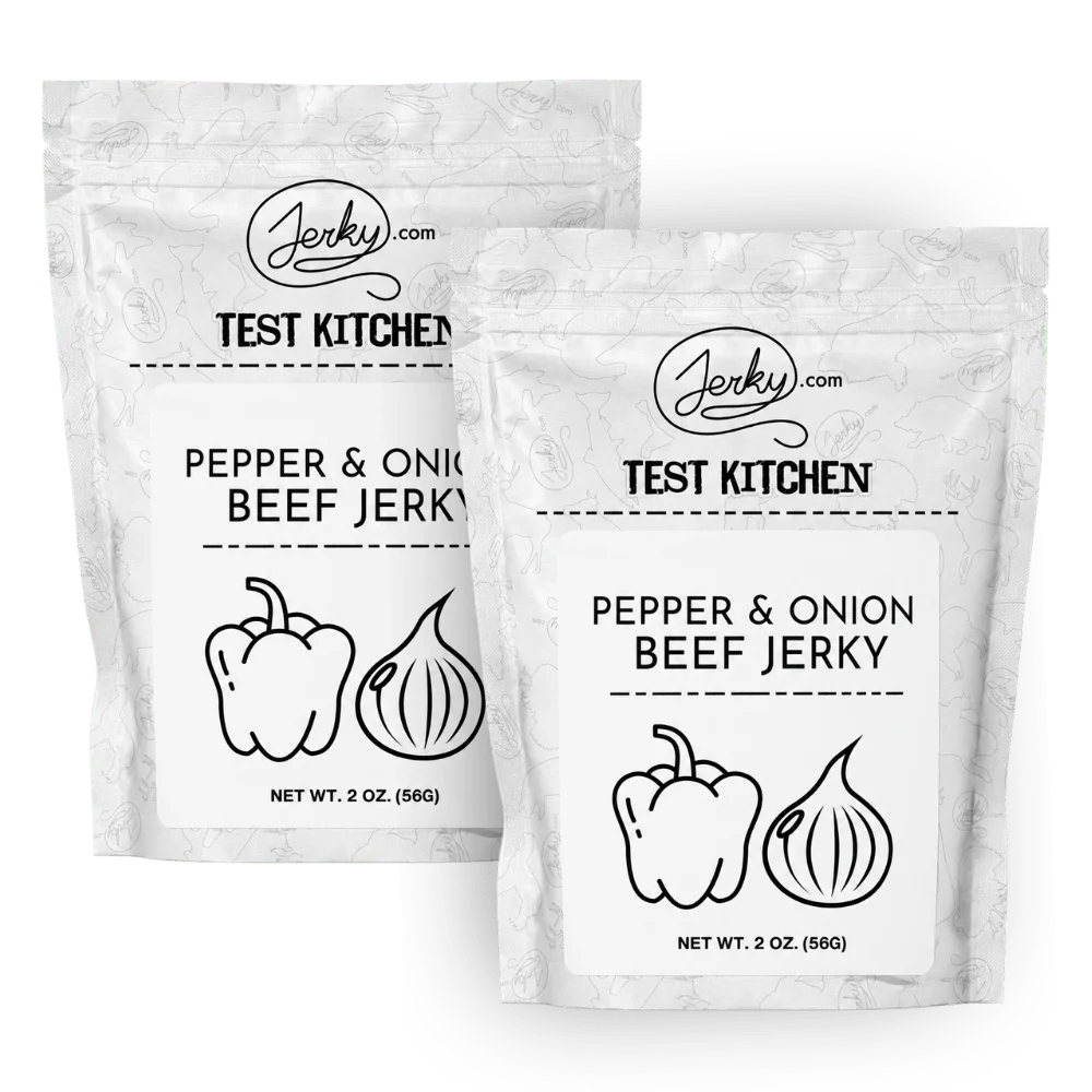 Test Kitchen Batch #53 - Pepper & Onion Beef Jerky 2oz 2-Pack