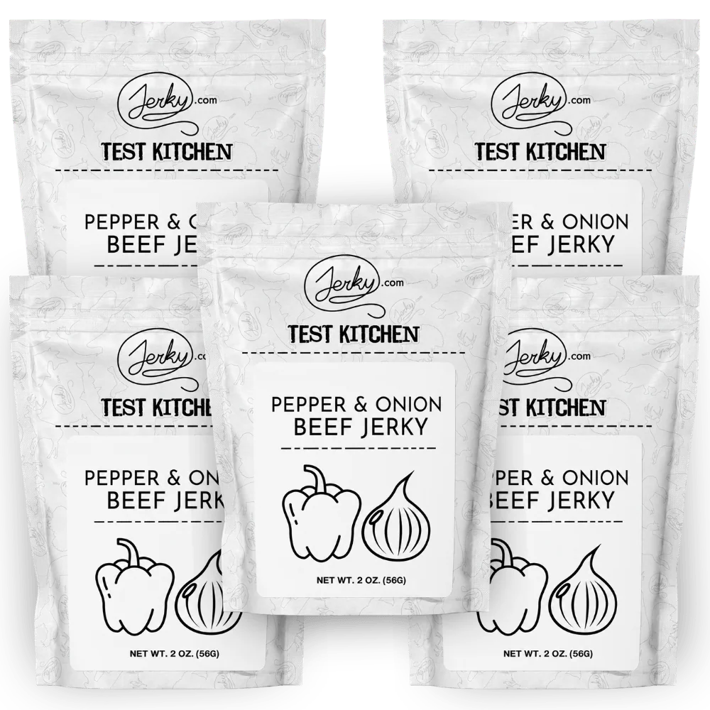 Test Kitchen Batch #53 - Pepper & Onion Beef Jerky 2oz 5-Pack