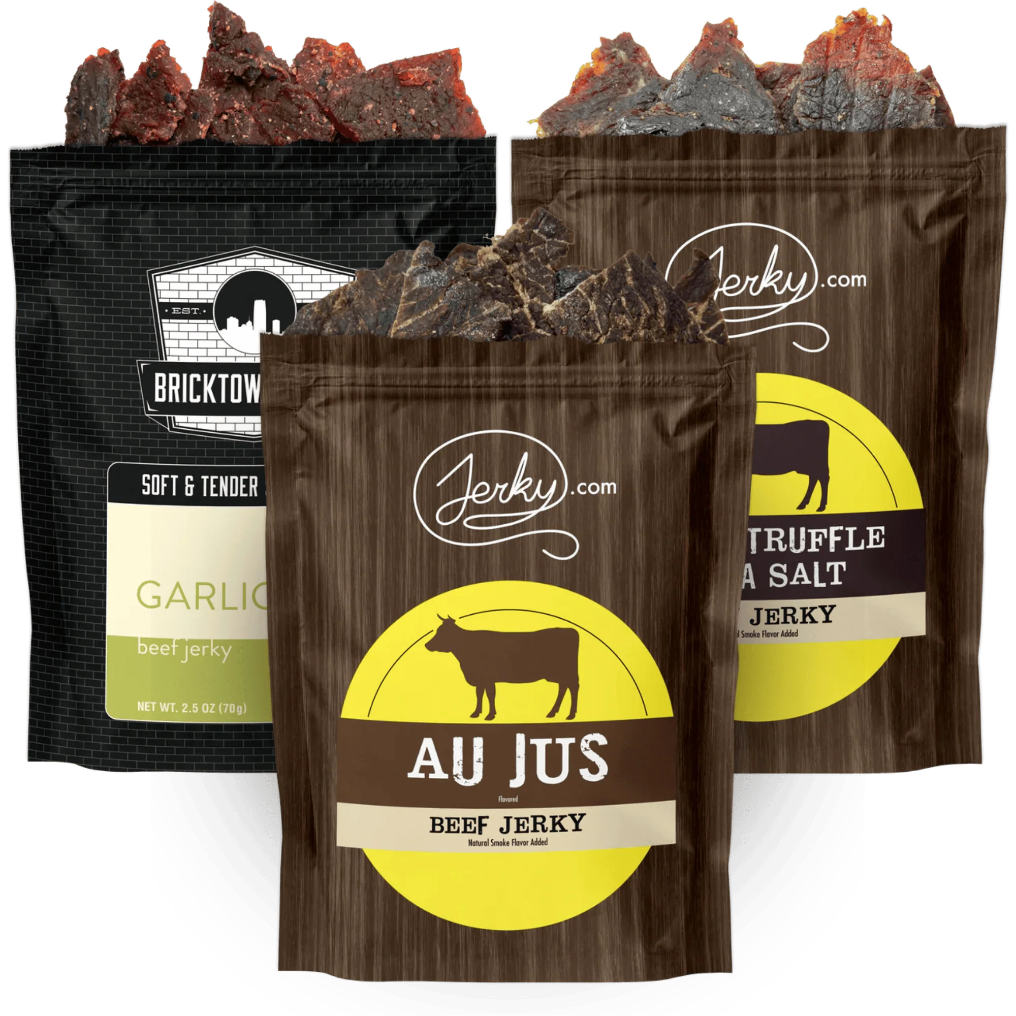 Three Bag Holiday Bundle: Au Jus, Black Pepper and Sea Salt, Soft and Tender Garlic